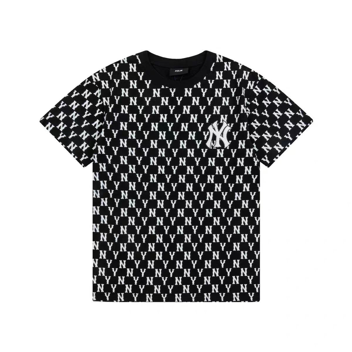 MLB Full Monogram Tee Black