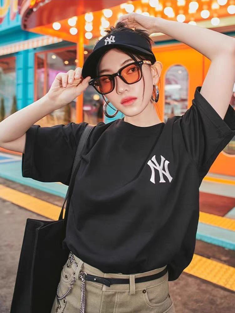 MLB NY ILLUSION CLIPPING TEE BLACK