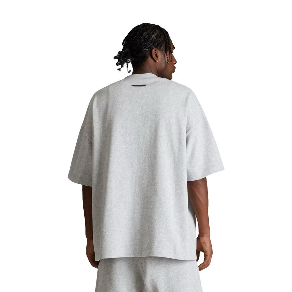 Fear of God Essentials Heavy Jersey Tee Light Heather Grey (FW23)