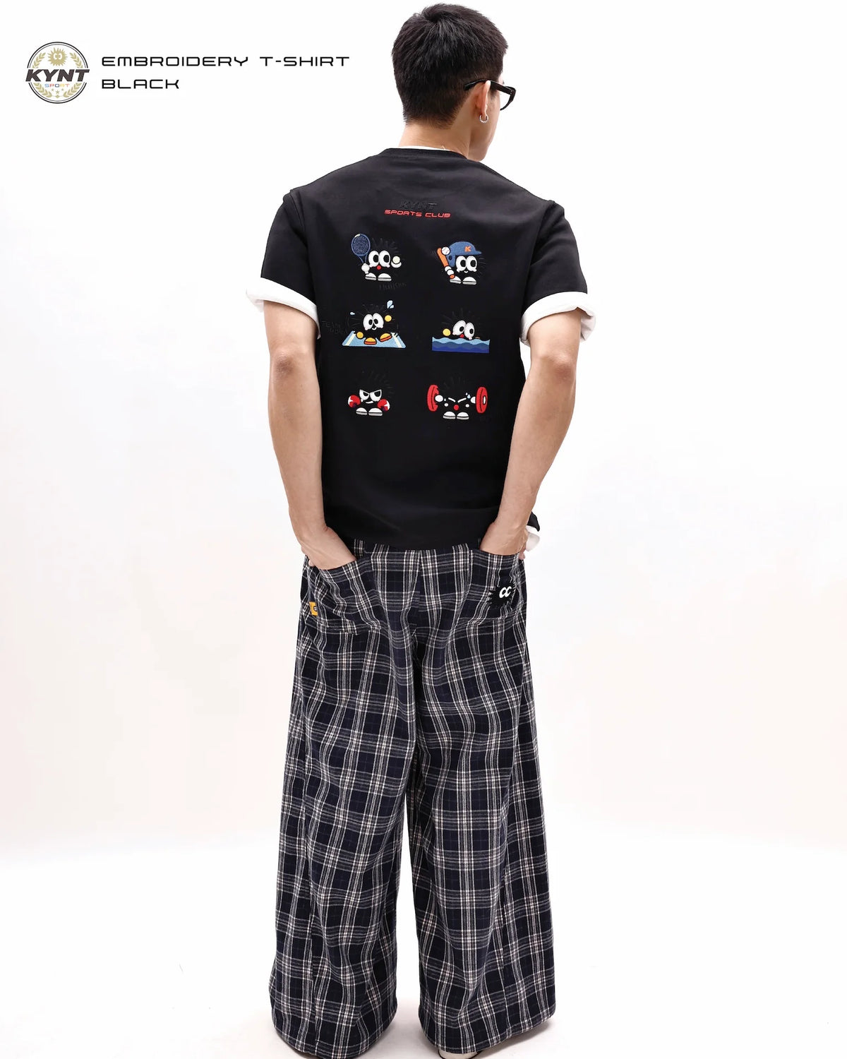 KEYNOTE Embroidery T-Shirt BLACK