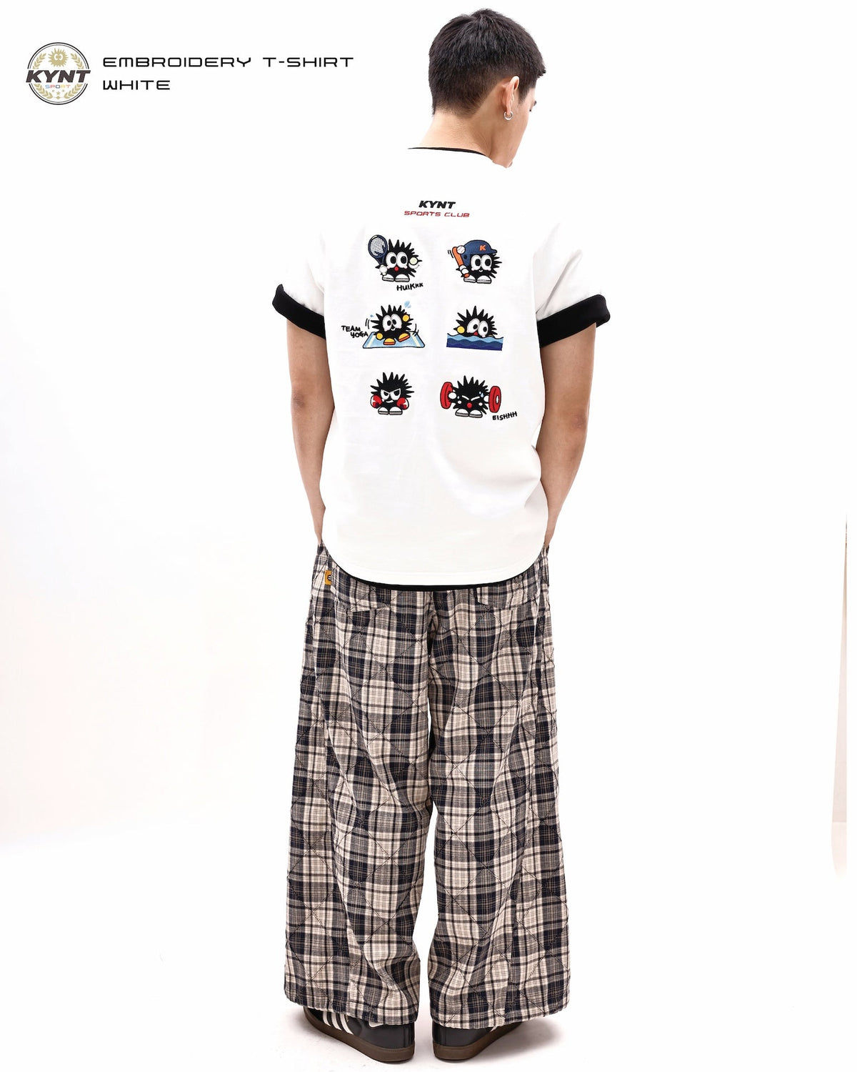 KEYNOTE Embroidery T-Shirt White