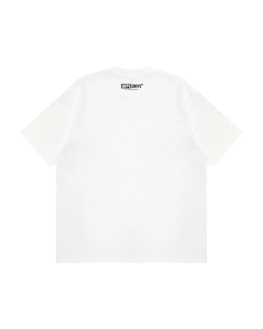 AAPEUNVS moonface graphic tee white green