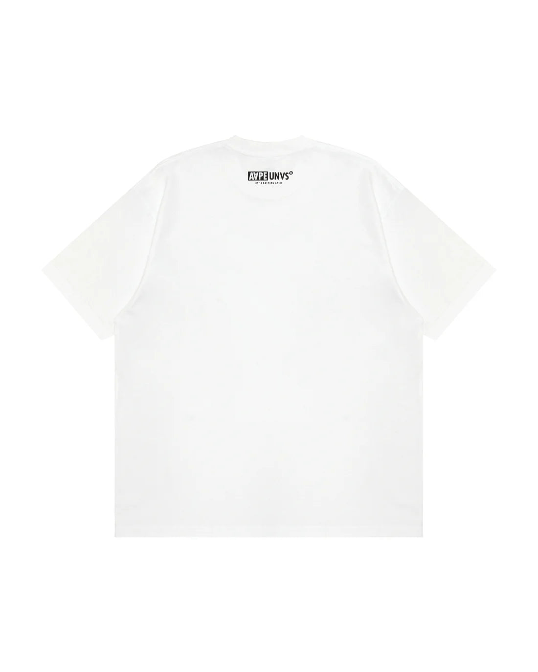 AAPEUNVS moonface graphic tee white green