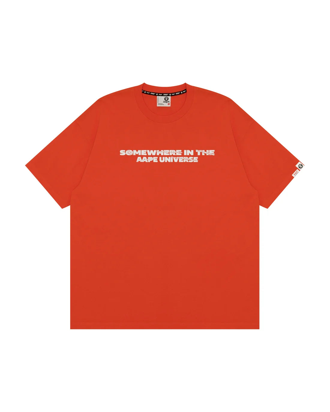 AAPEUNVS graphic tee orange tee