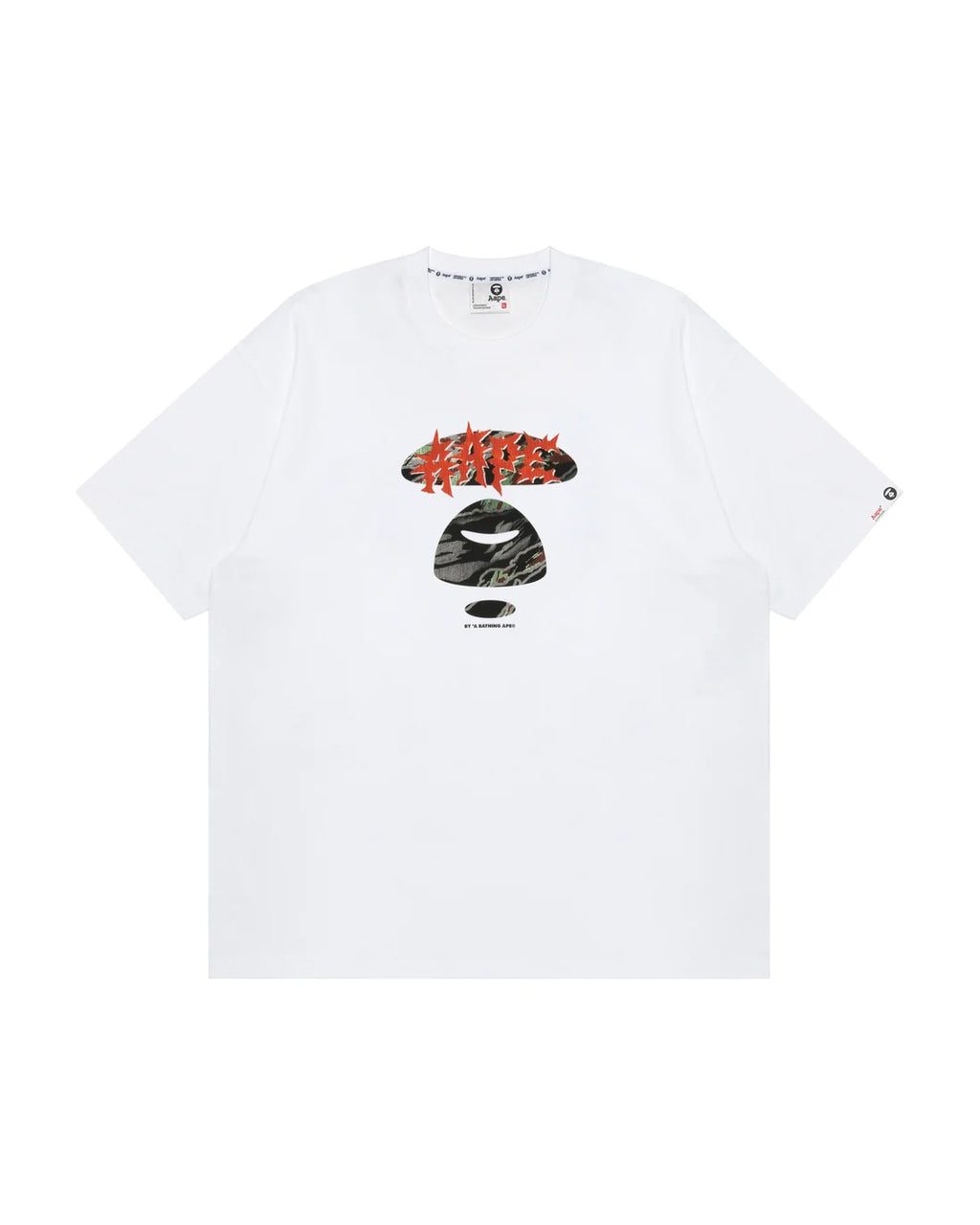 AAPEUNVS crewneck graphic tee white tee
