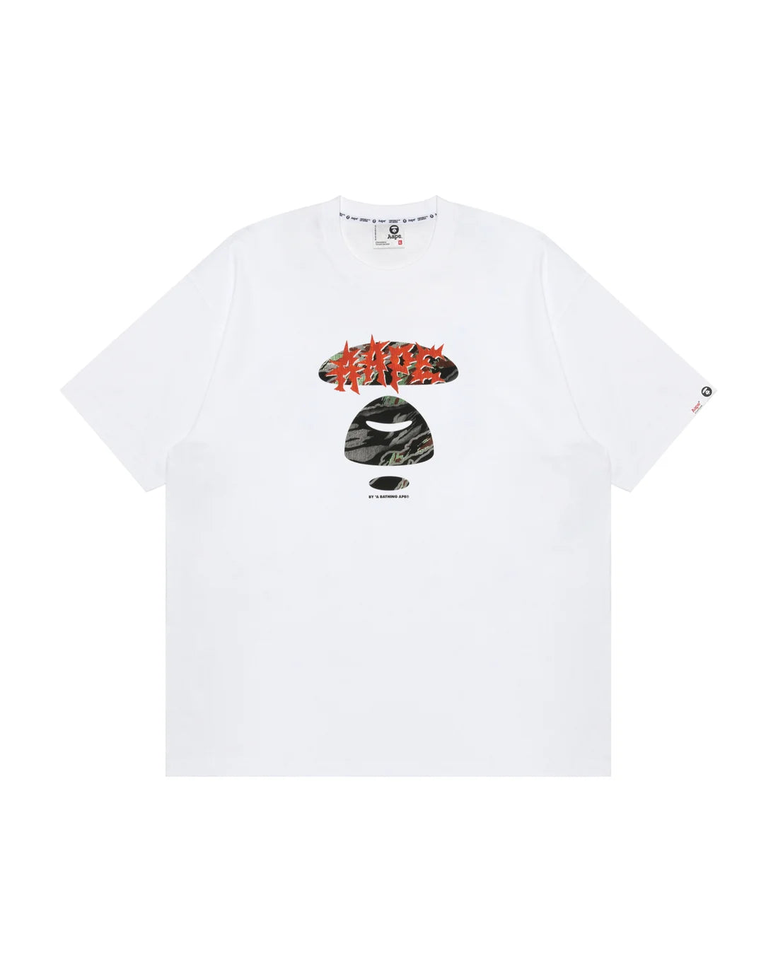 AAPEUNVS crewneck graphic tee white tee