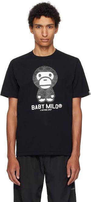BAPE BABY MILO 25TH BLACK TEE
