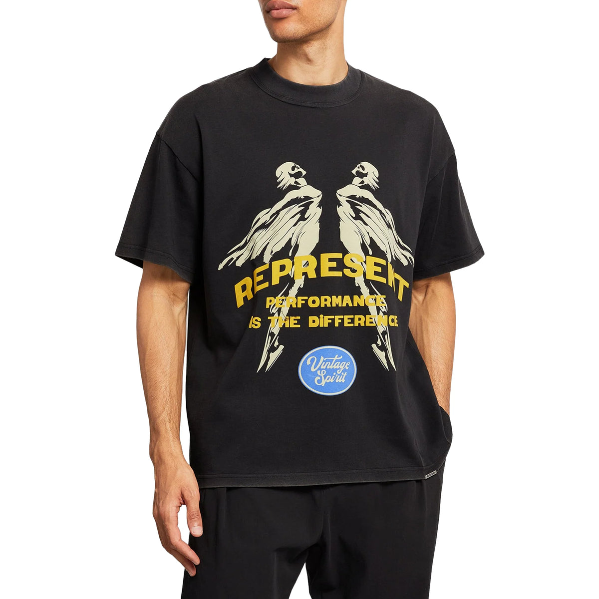 Represent Vintage Spirit Tee Vintage Black