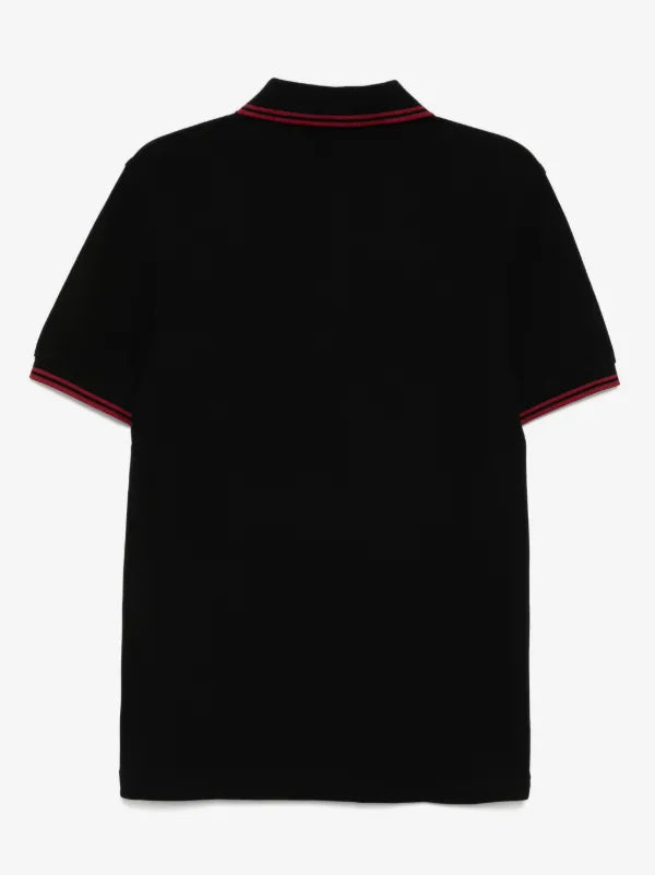 FRED PERRY (twin tipped polo shirt ) (red striped)