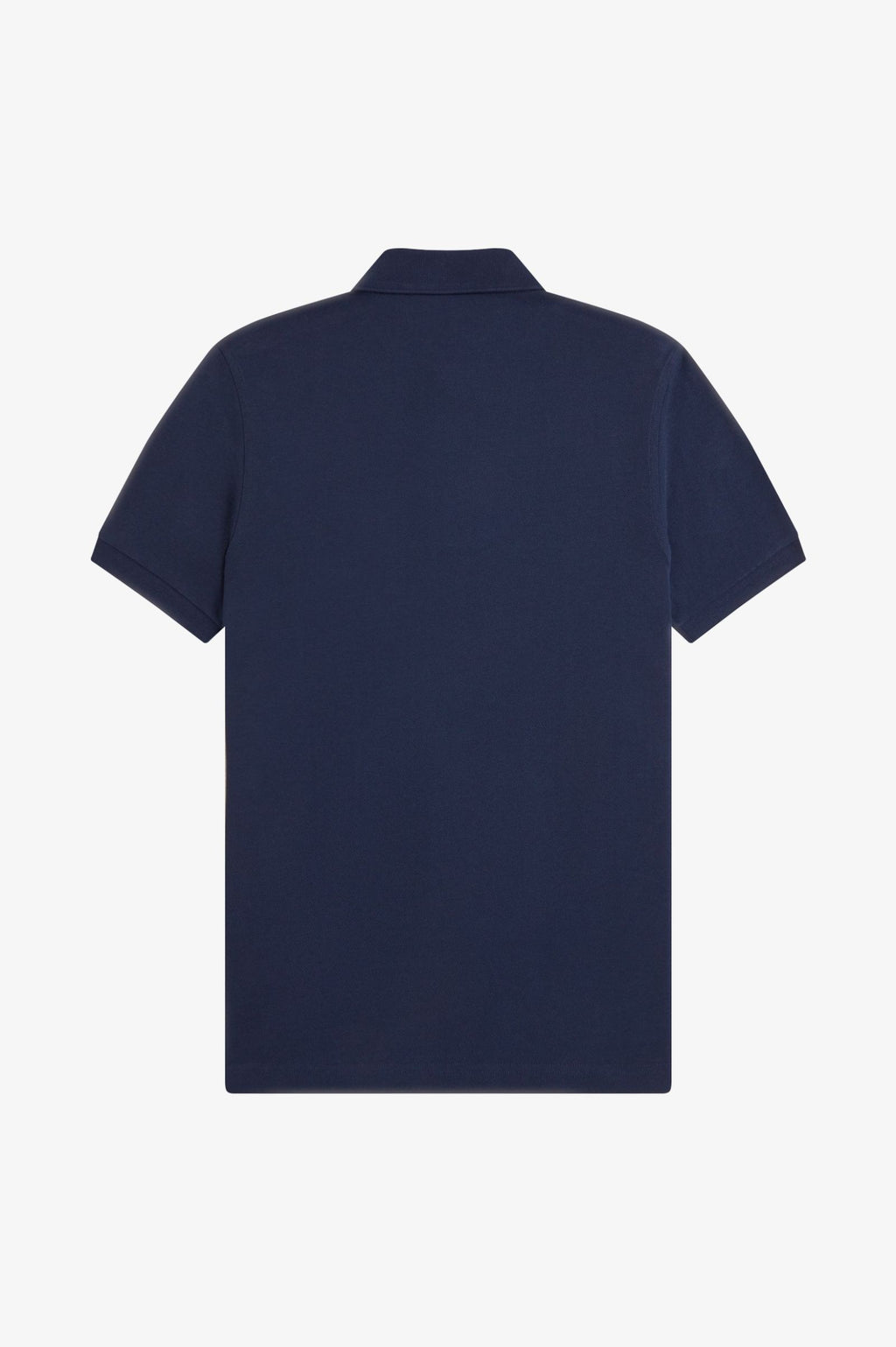 FRED PERRY (classic logo polo shirt) (Navy tee, gold logo)