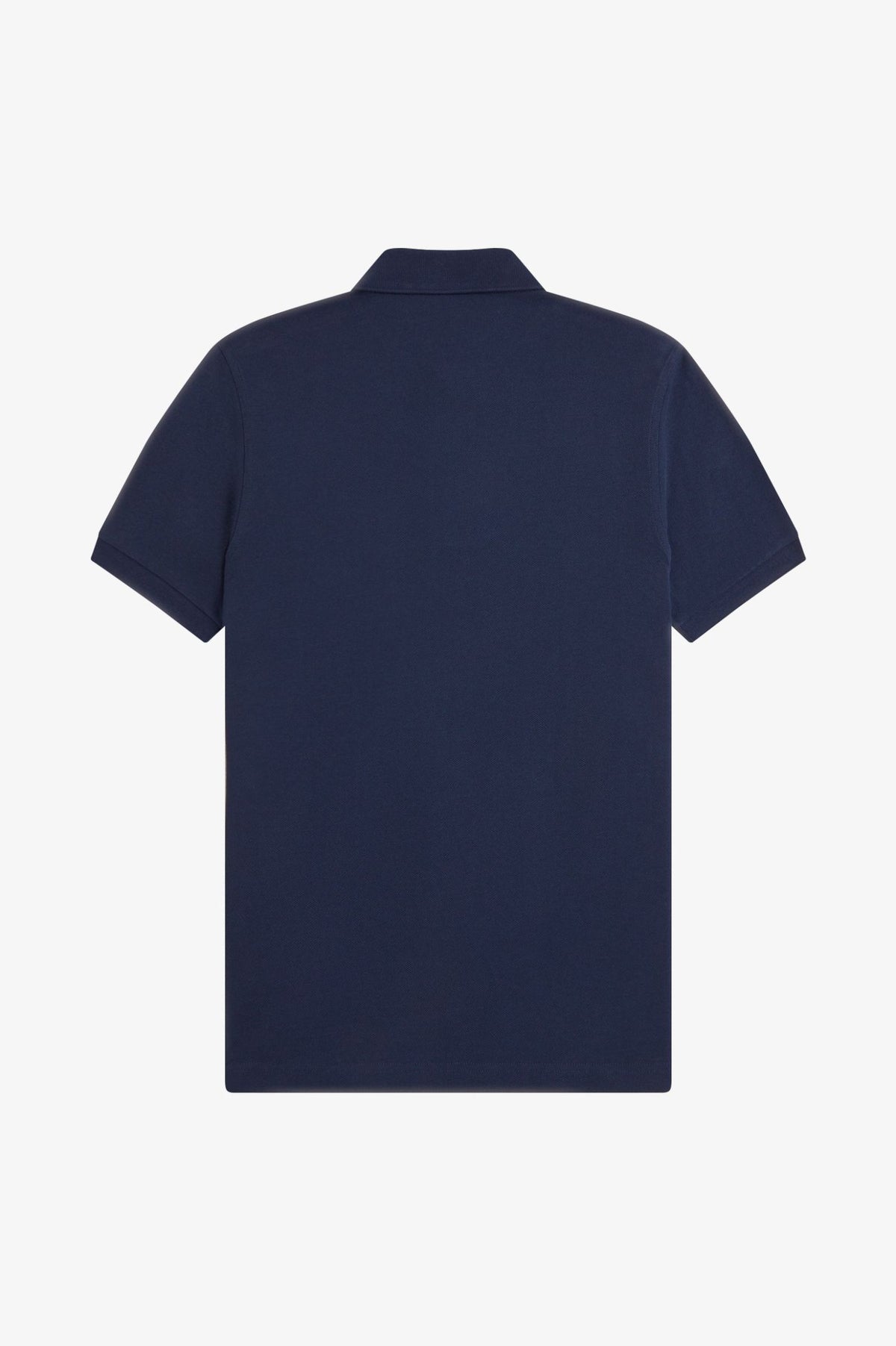 FRED PERRY (classic logo polo shirt) (Navy tee, gold logo)