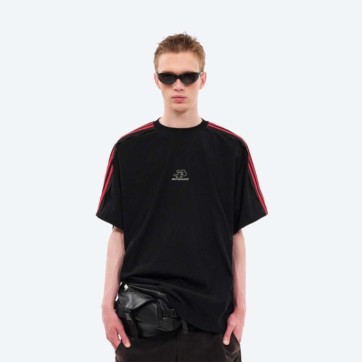 MASONPRINCE 4-Stripe Loose-fit T-shirt