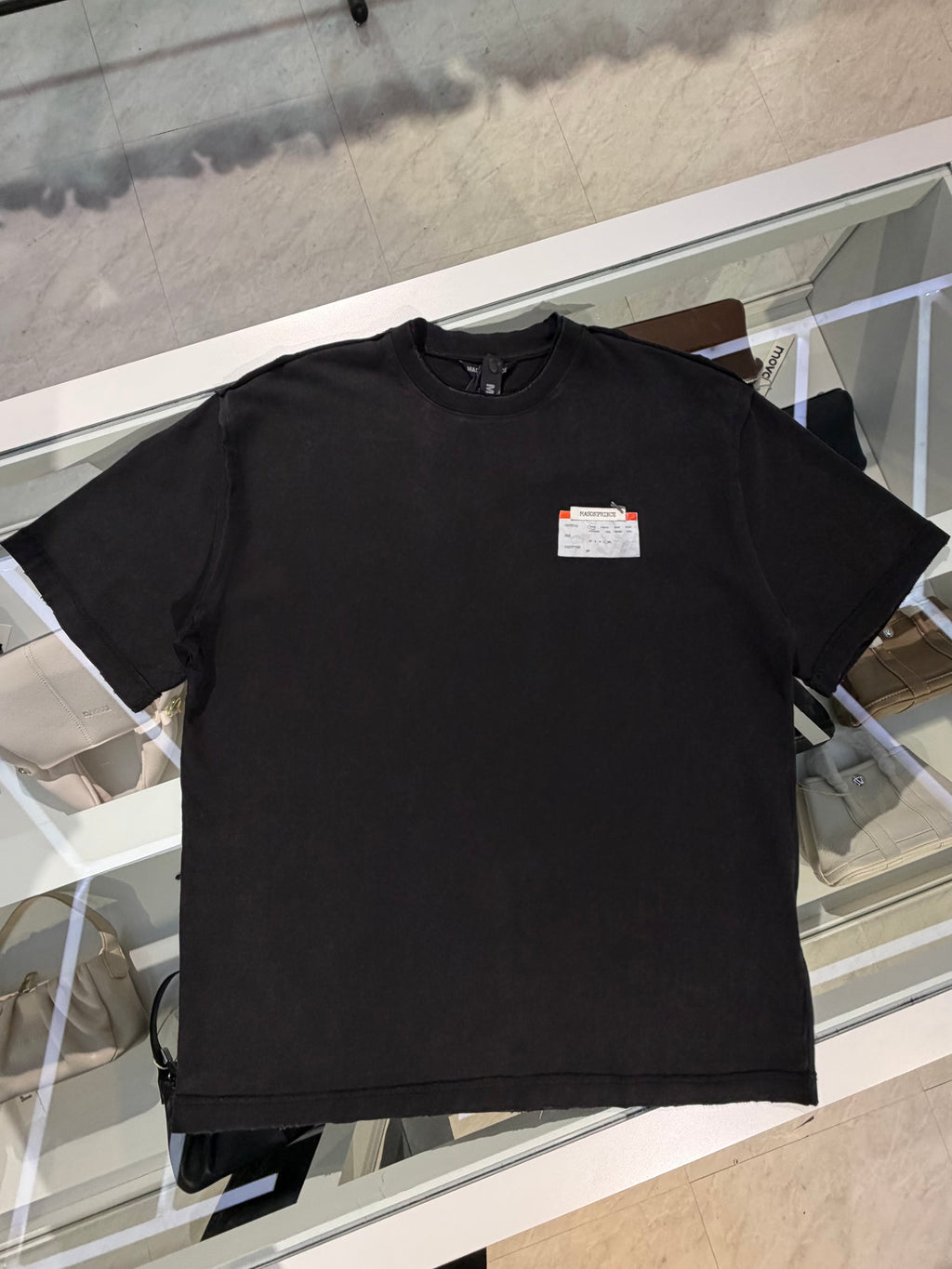 MASONPRINCE Label logo black T-shirt