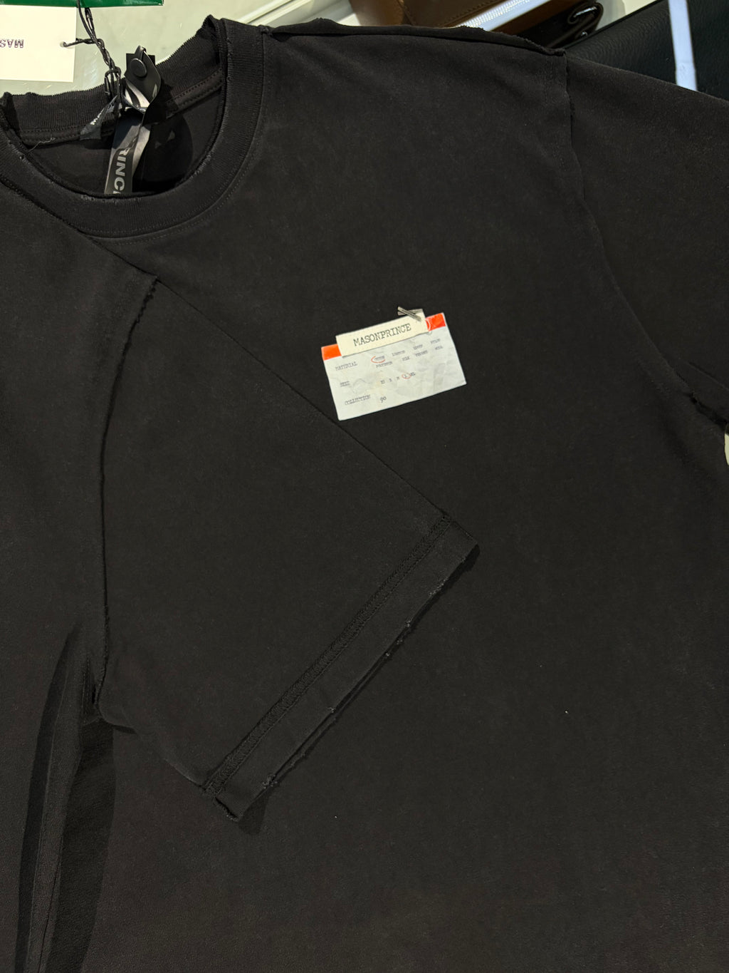 MASONPRINCE Label logo black T-shirt