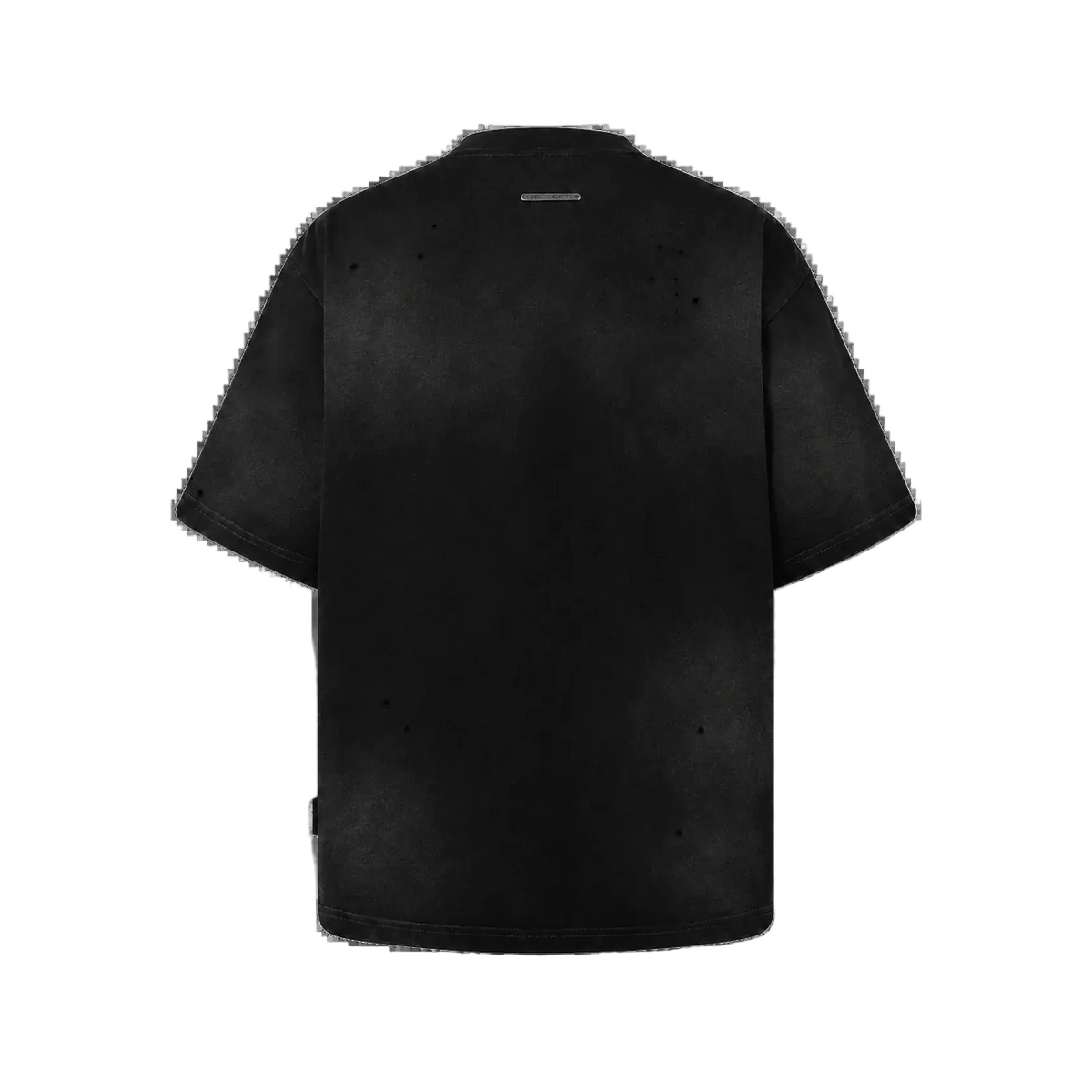SLOWDOWN HOUR EMBROIDERED BLACK TEE