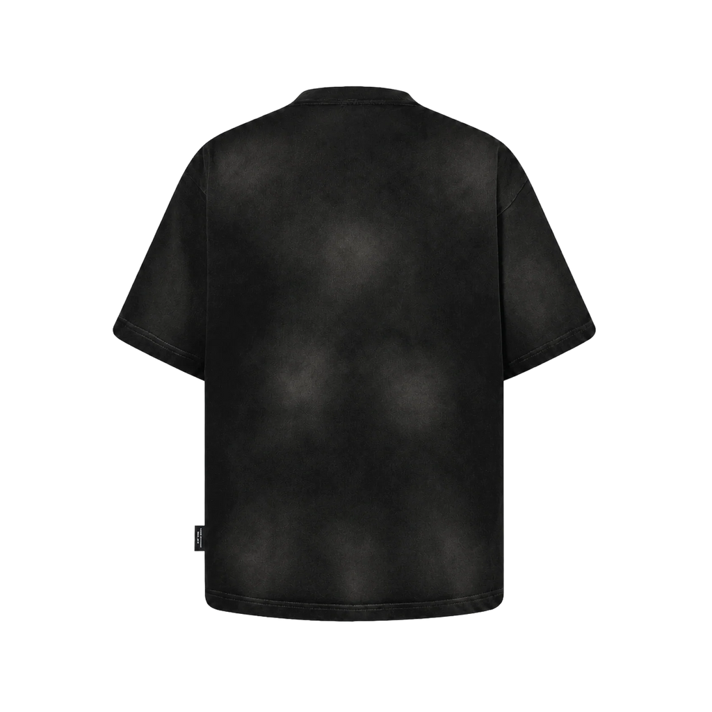 SLOWDOWN HAZE TRACE LOGO BLACK TEE
