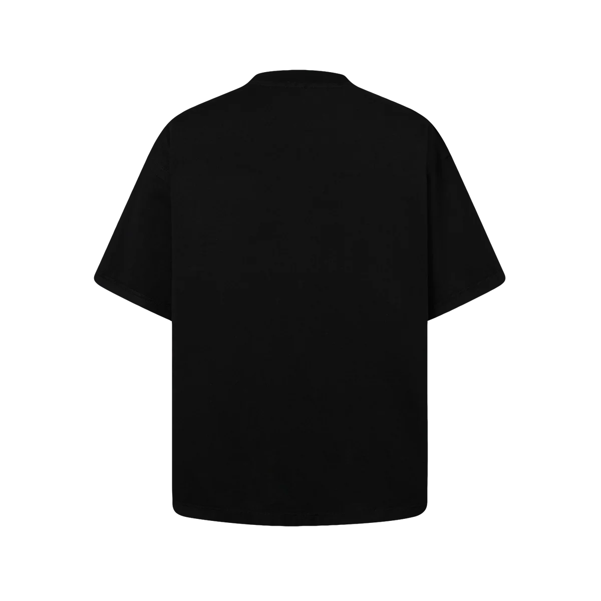 SLOWDOWN TRANSPARENT TAPE BASIC BLACK TEE