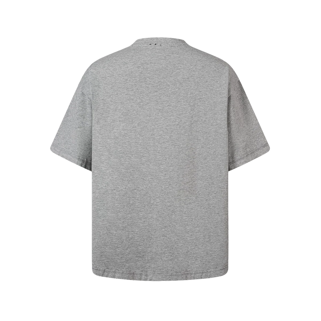 SLOWDOWN TRANSPARENT TAPE BASIC GREY TEE