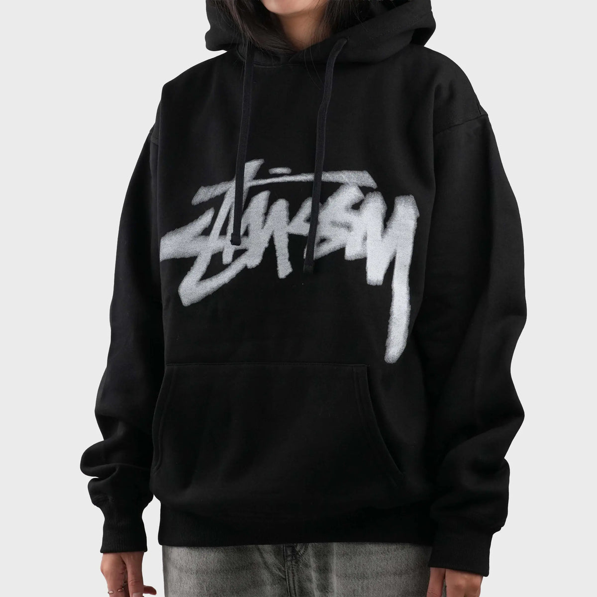 STUSSY DIZZY STOCK BLACK HOODIE