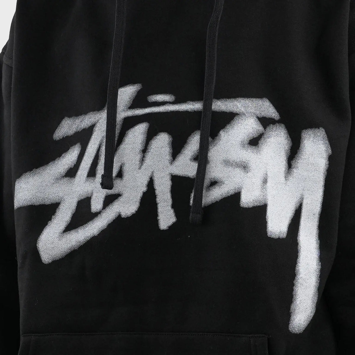 STUSSY DIZZY STOCK BLACK HOODIE