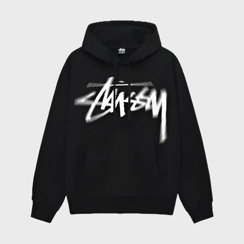 STUSSY DIZZY STOCK BLACK HOODIE