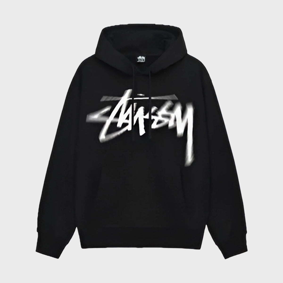 STUSSY DIZZY STOCK BLACK HOODIE