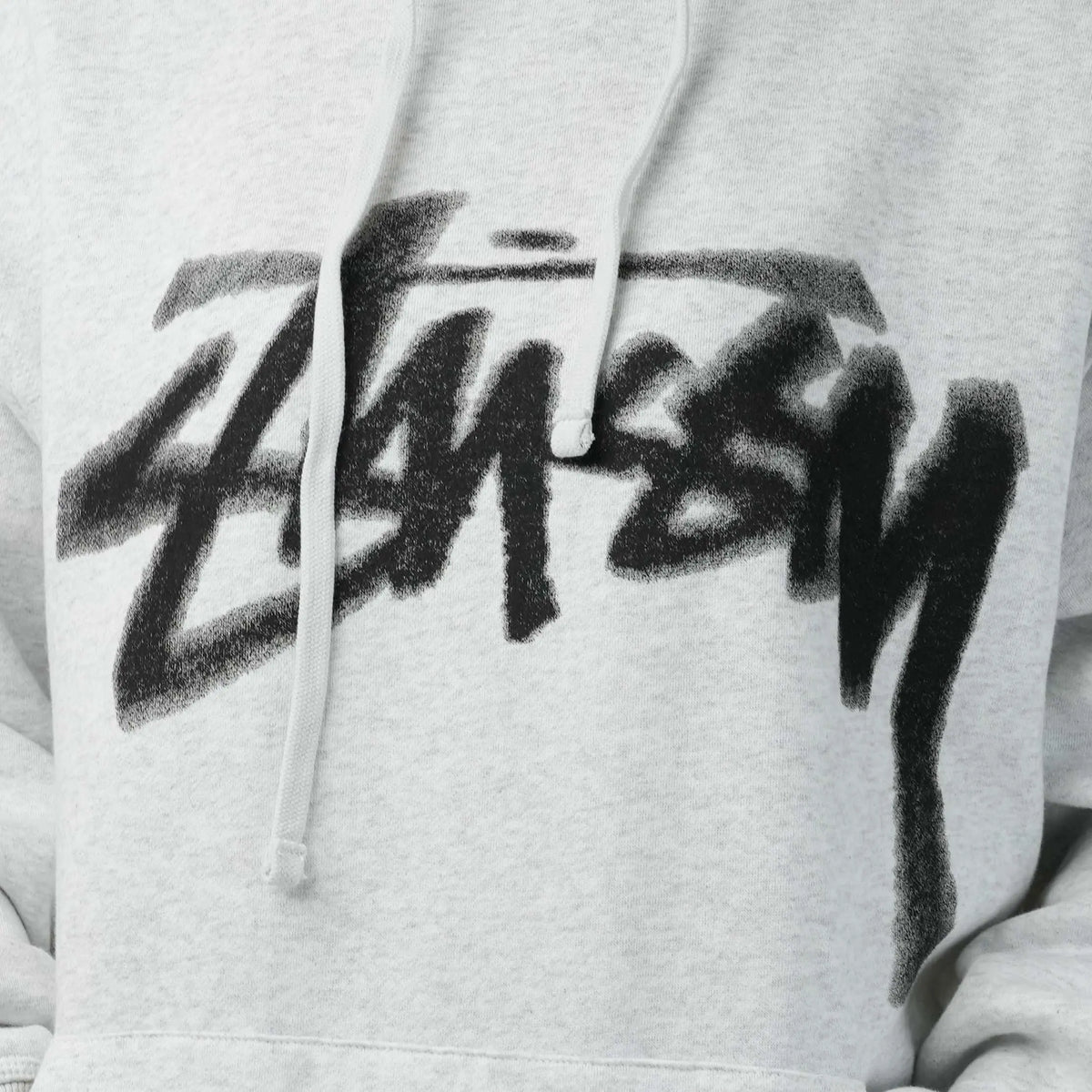 STUSSY DIZZY STOCK ASH HEATHER HOODIE