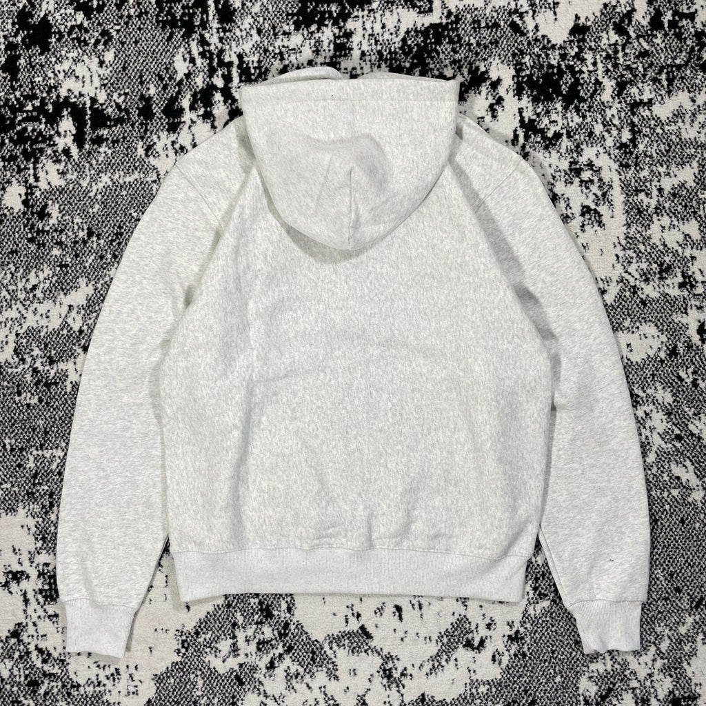 STUSSY BLOCK SPORT ZIP HOODIE ASH HEATHER