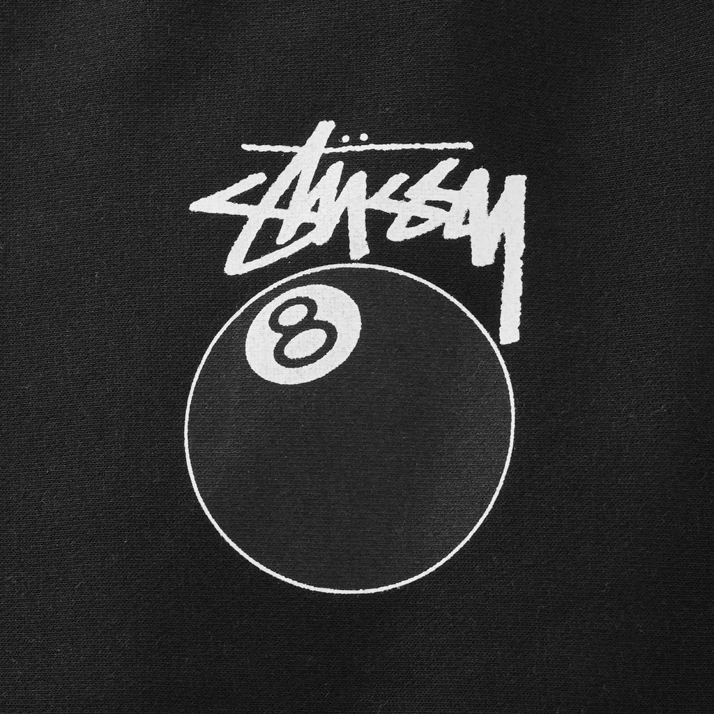 STUSSY 8 BALL CREWNECK BLACK